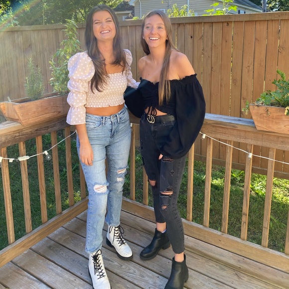 Ripped Straight Leg Cheeky Jeans - Picture 2 of 3